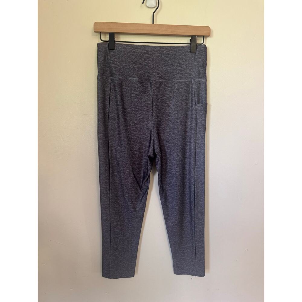 Zone Pro Women's M Gray Marled High Waist Leggings Side Pockets - Picture 4 of 8